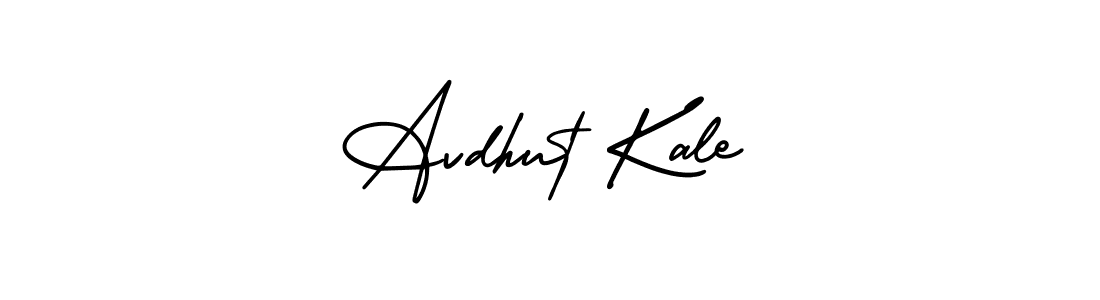 Make a short Avdhut Kale signature style. Manage your documents anywhere anytime using AmerikaSignatureDemo-Regular. Create and add eSignatures, submit forms, share and send files easily. Avdhut Kale signature style 3 images and pictures png