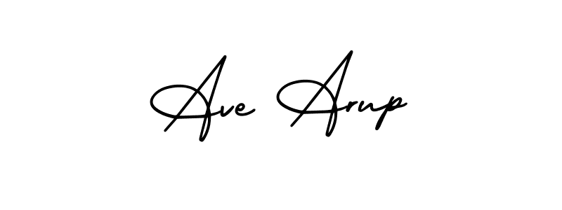 Make a beautiful signature design for name Ave Arup. With this signature (AmerikaSignatureDemo-Regular) style, you can create a handwritten signature for free. Ave Arup signature style 3 images and pictures png