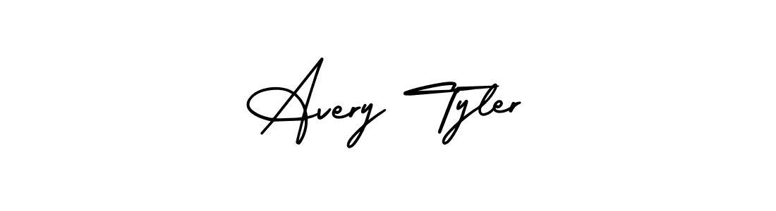 This is the best signature style for the Avery Tyler name. Also you like these signature font (AmerikaSignatureDemo-Regular). Mix name signature. Avery Tyler signature style 3 images and pictures png