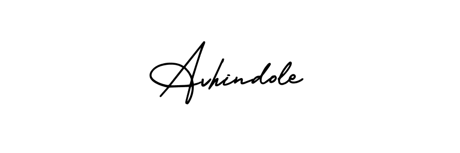 Use a signature maker to create a handwritten signature online. With this signature software, you can design (AmerikaSignatureDemo-Regular) your own signature for name Avhindole. Avhindole signature style 3 images and pictures png