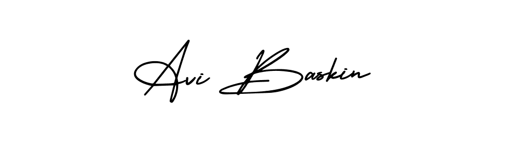 How to make Avi Baskin signature? AmerikaSignatureDemo-Regular is a professional autograph style. Create handwritten signature for Avi Baskin name. Avi Baskin signature style 3 images and pictures png