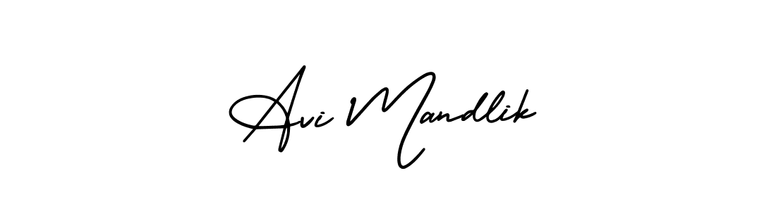 Make a beautiful signature design for name Avi Mandlik. Use this online signature maker to create a handwritten signature for free. Avi Mandlik signature style 3 images and pictures png