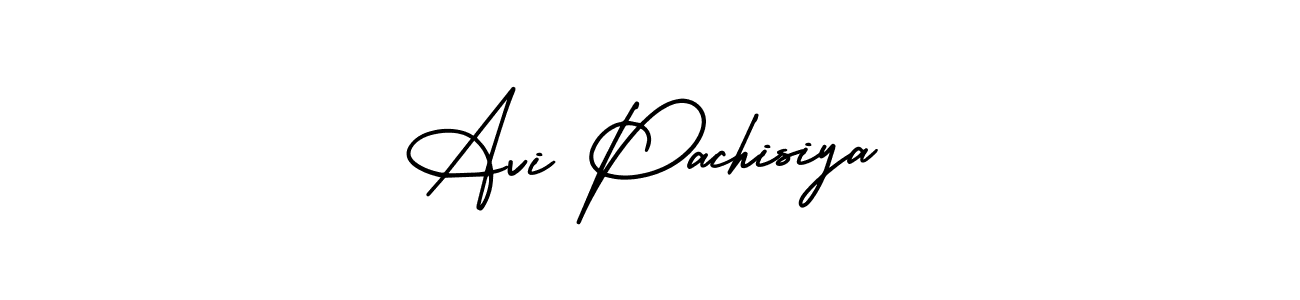 Make a beautiful signature design for name Avi Pachisiya. With this signature (AmerikaSignatureDemo-Regular) style, you can create a handwritten signature for free. Avi Pachisiya signature style 3 images and pictures png