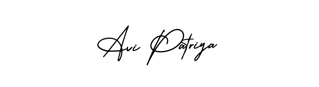 Also You can easily find your signature by using the search form. We will create Avi Patriya name handwritten signature images for you free of cost using AmerikaSignatureDemo-Regular sign style. Avi Patriya signature style 3 images and pictures png