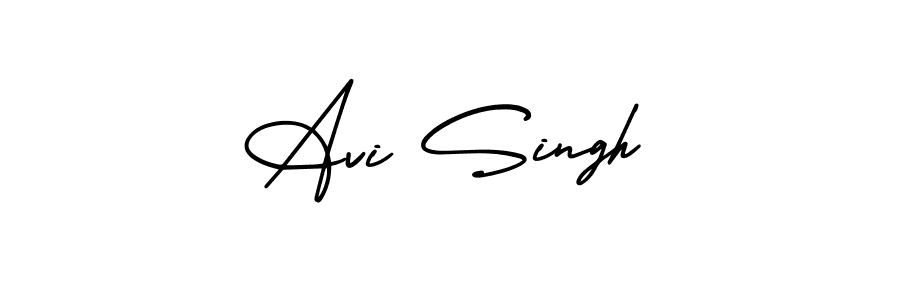 Use a signature maker to create a handwritten signature online. With this signature software, you can design (AmerikaSignatureDemo-Regular) your own signature for name Avi Singh. Avi Singh signature style 3 images and pictures png