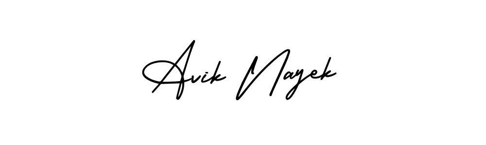 Also You can easily find your signature by using the search form. We will create Avik Nayek name handwritten signature images for you free of cost using AmerikaSignatureDemo-Regular sign style. Avik Nayek signature style 3 images and pictures png