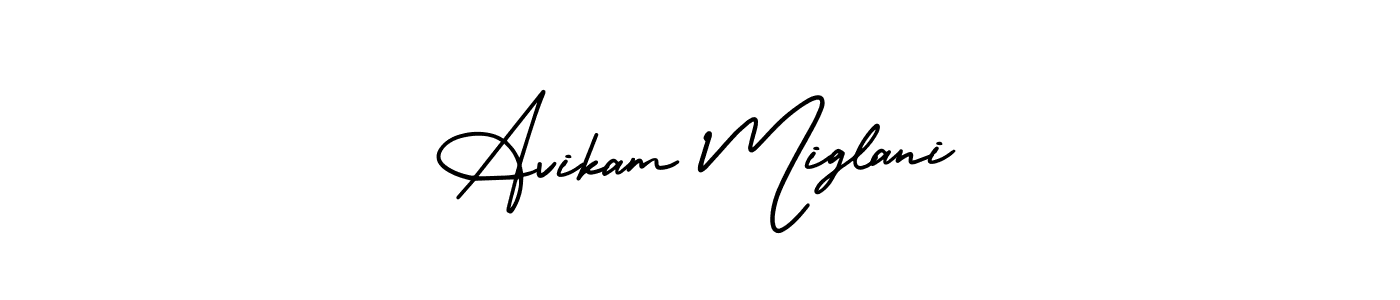 Once you've used our free online signature maker to create your best signature AmerikaSignatureDemo-Regular style, it's time to enjoy all of the benefits that Avikam Miglani name signing documents. Avikam Miglani signature style 3 images and pictures png