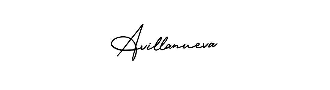 Make a beautiful signature design for name Avillanueva. With this signature (AmerikaSignatureDemo-Regular) style, you can create a handwritten signature for free. Avillanueva signature style 3 images and pictures png