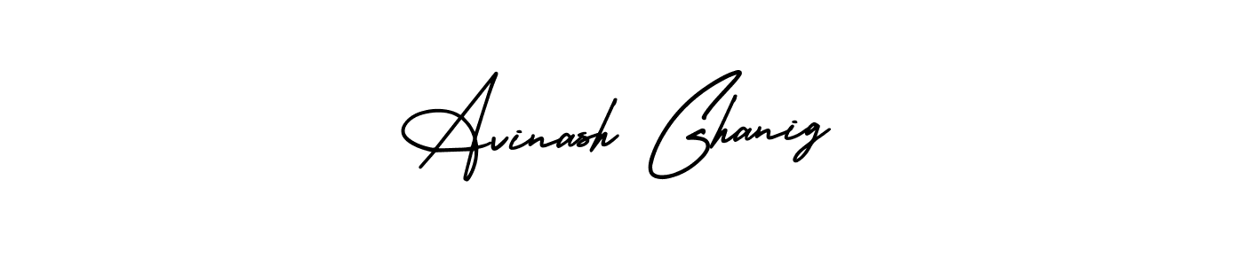 Create a beautiful signature design for name Avinash Ghanig. With this signature (AmerikaSignatureDemo-Regular) fonts, you can make a handwritten signature for free. Avinash Ghanig signature style 3 images and pictures png