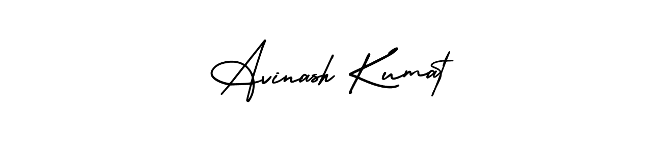 Make a beautiful signature design for name Avinash Kumat. With this signature (AmerikaSignatureDemo-Regular) style, you can create a handwritten signature for free. Avinash Kumat signature style 3 images and pictures png