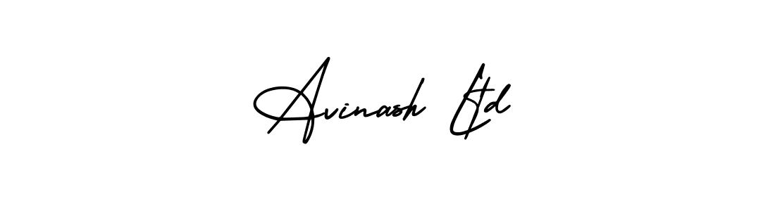 How to make Avinash Ltd name signature. Use AmerikaSignatureDemo-Regular style for creating short signs online. This is the latest handwritten sign. Avinash Ltd signature style 3 images and pictures png