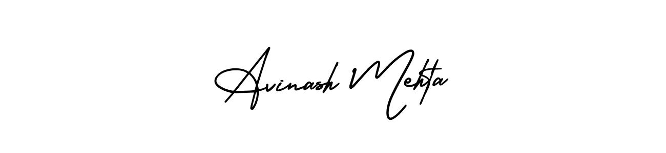 Use a signature maker to create a handwritten signature online. With this signature software, you can design (AmerikaSignatureDemo-Regular) your own signature for name Avinash Mehta. Avinash Mehta signature style 3 images and pictures png