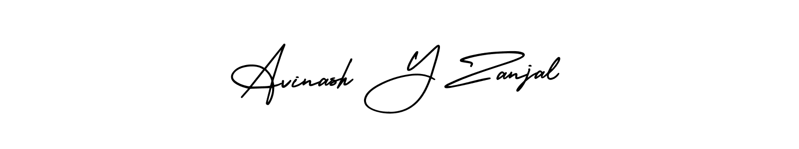 Also we have Avinash Y Zanjal name is the best signature style. Create professional handwritten signature collection using AmerikaSignatureDemo-Regular autograph style. Avinash Y Zanjal signature style 3 images and pictures png