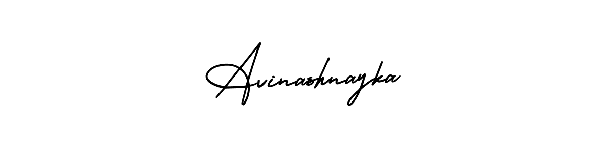 You should practise on your own different ways (AmerikaSignatureDemo-Regular) to write your name (Avinashnayka) in signature. don't let someone else do it for you. Avinashnayka signature style 3 images and pictures png
