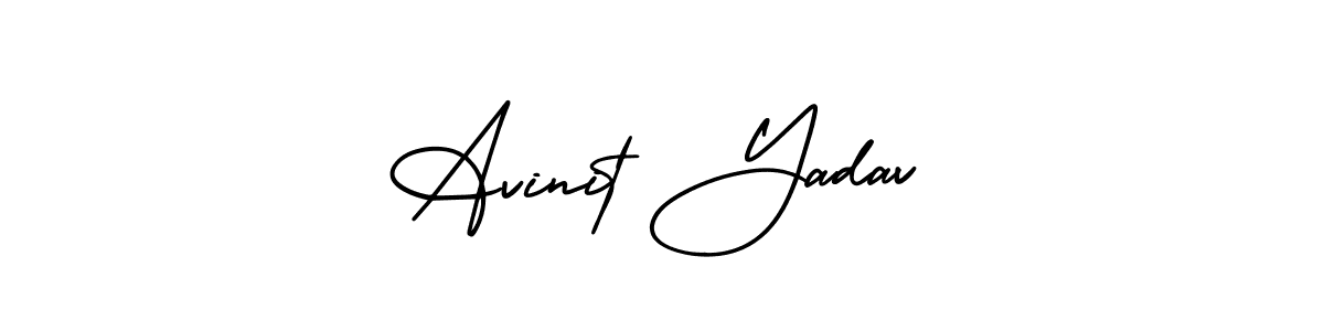 Make a beautiful signature design for name Avinit Yadav. Use this online signature maker to create a handwritten signature for free. Avinit Yadav signature style 3 images and pictures png