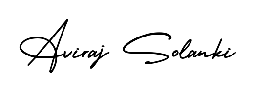 Aviraj Solanki stylish signature style. Best Handwritten Sign (AmerikaSignatureDemo-Regular) for my name. Handwritten Signature Collection Ideas for my name Aviraj Solanki. Aviraj Solanki signature style 3 images and pictures png