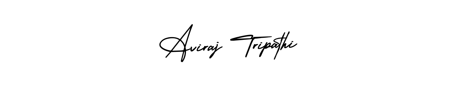 How to make Aviraj Tripathi signature? AmerikaSignatureDemo-Regular is a professional autograph style. Create handwritten signature for Aviraj Tripathi name. Aviraj Tripathi signature style 3 images and pictures png
