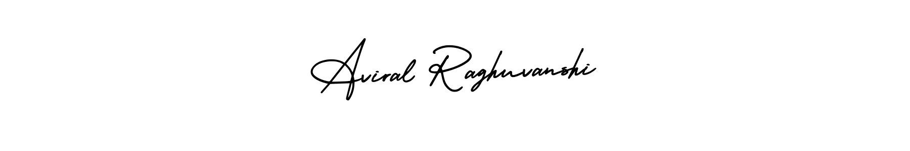 How to make Aviral Raghuvanshi name signature. Use AmerikaSignatureDemo-Regular style for creating short signs online. This is the latest handwritten sign. Aviral Raghuvanshi signature style 3 images and pictures png