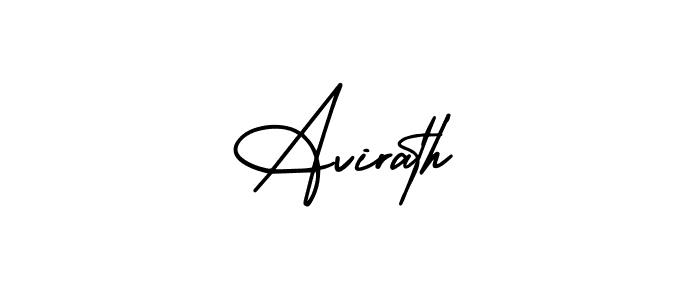 Use a signature maker to create a handwritten signature online. With this signature software, you can design (AmerikaSignatureDemo-Regular) your own signature for name Avirath. Avirath signature style 3 images and pictures png