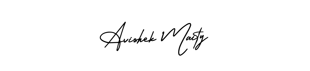 How to Draw Avishek Maity signature style? AmerikaSignatureDemo-Regular is a latest design signature styles for name Avishek Maity. Avishek Maity signature style 3 images and pictures png