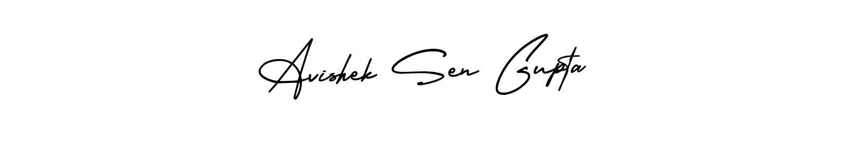 How to make Avishek Sen Gupta signature? AmerikaSignatureDemo-Regular is a professional autograph style. Create handwritten signature for Avishek Sen Gupta name. Avishek Sen Gupta signature style 3 images and pictures png