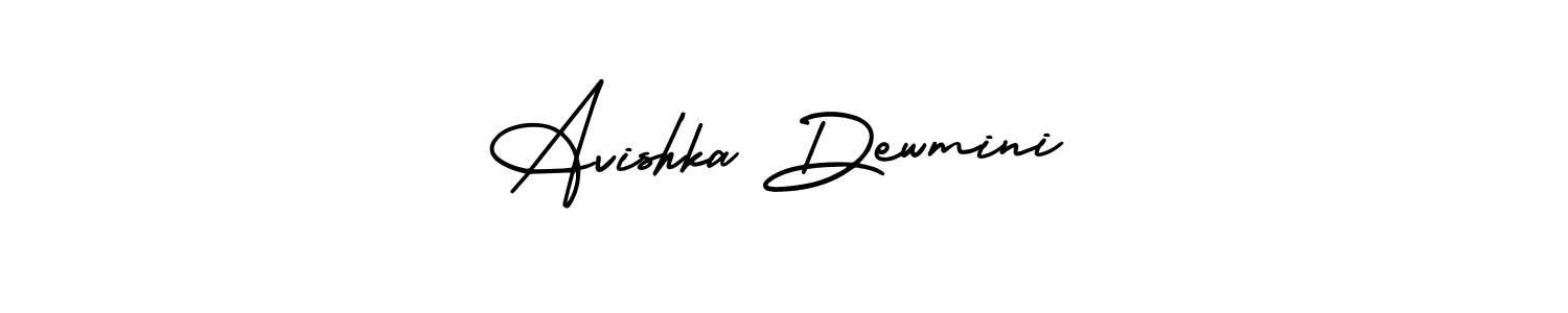 Best and Professional Signature Style for Avishka Dewmini. AmerikaSignatureDemo-Regular Best Signature Style Collection. Avishka Dewmini signature style 3 images and pictures png