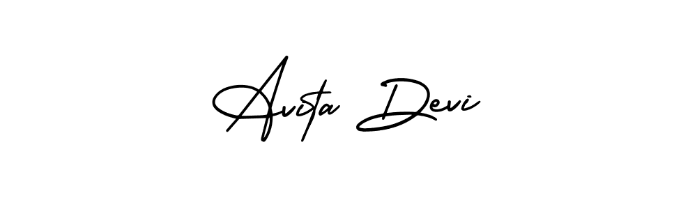 Use a signature maker to create a handwritten signature online. With this signature software, you can design (AmerikaSignatureDemo-Regular) your own signature for name Avita Devi. Avita Devi signature style 3 images and pictures png