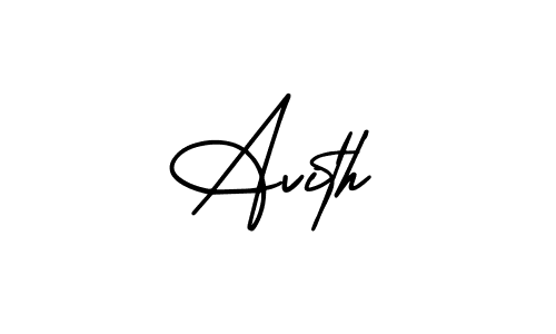 Create a beautiful signature design for name Avith. With this signature (AmerikaSignatureDemo-Regular) fonts, you can make a handwritten signature for free. Avith signature style 3 images and pictures png
