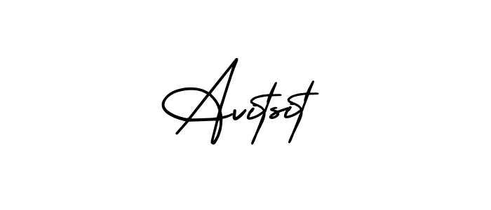 How to make Avitsit signature? AmerikaSignatureDemo-Regular is a professional autograph style. Create handwritten signature for Avitsit name. Avitsit signature style 3 images and pictures png