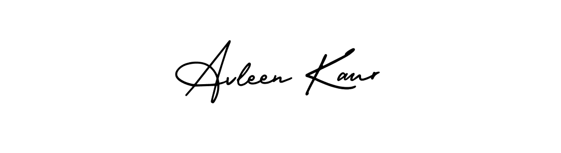 Make a beautiful signature design for name Avleen Kaur. With this signature (AmerikaSignatureDemo-Regular) style, you can create a handwritten signature for free. Avleen Kaur signature style 3 images and pictures png