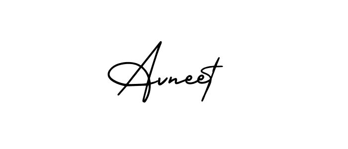 It looks lik you need a new signature style for name Avneet . Design unique handwritten (AmerikaSignatureDemo-Regular) signature with our free signature maker in just a few clicks. Avneet  signature style 3 images and pictures png
