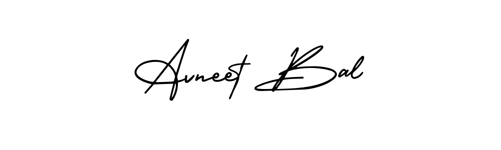Avneet Bal stylish signature style. Best Handwritten Sign (AmerikaSignatureDemo-Regular) for my name. Handwritten Signature Collection Ideas for my name Avneet Bal. Avneet Bal signature style 3 images and pictures png