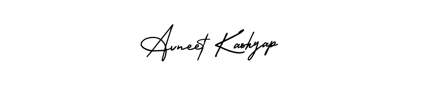 Create a beautiful signature design for name Avneet Kashyap. With this signature (AmerikaSignatureDemo-Regular) fonts, you can make a handwritten signature for free. Avneet Kashyap signature style 3 images and pictures png