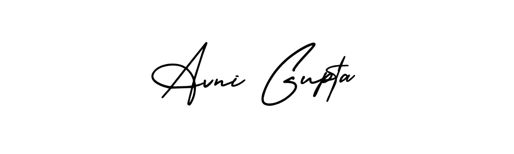 if you are searching for the best signature style for your name Avni Gupta. so please give up your signature search. here we have designed multiple signature styles  using AmerikaSignatureDemo-Regular. Avni Gupta signature style 3 images and pictures png