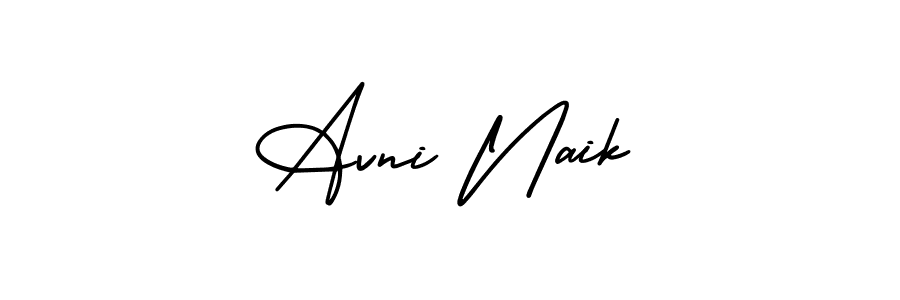 How to make Avni Naik signature? AmerikaSignatureDemo-Regular is a professional autograph style. Create handwritten signature for Avni Naik name. Avni Naik signature style 3 images and pictures png