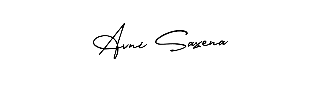 Design your own signature with our free online signature maker. With this signature software, you can create a handwritten (AmerikaSignatureDemo-Regular) signature for name Avni Saxena. Avni Saxena signature style 3 images and pictures png