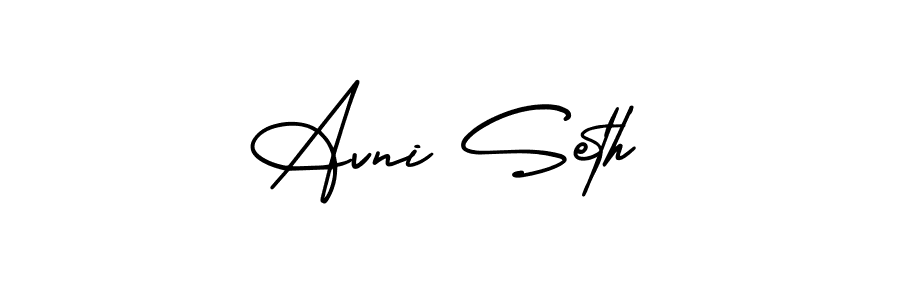 Once you've used our free online signature maker to create your best signature AmerikaSignatureDemo-Regular style, it's time to enjoy all of the benefits that Avni Seth name signing documents. Avni Seth signature style 3 images and pictures png