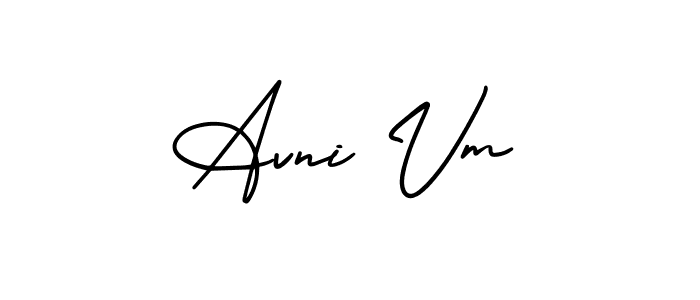 You can use this online signature creator to create a handwritten signature for the name Avni Vm. This is the best online autograph maker. Avni Vm signature style 3 images and pictures png