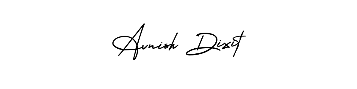 How to make Avnish Dixit signature? AmerikaSignatureDemo-Regular is a professional autograph style. Create handwritten signature for Avnish Dixit name. Avnish Dixit signature style 3 images and pictures png