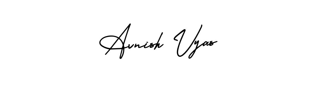 Similarly AmerikaSignatureDemo-Regular is the best handwritten signature design. Signature creator online .You can use it as an online autograph creator for name Avnish Vyas. Avnish Vyas signature style 3 images and pictures png