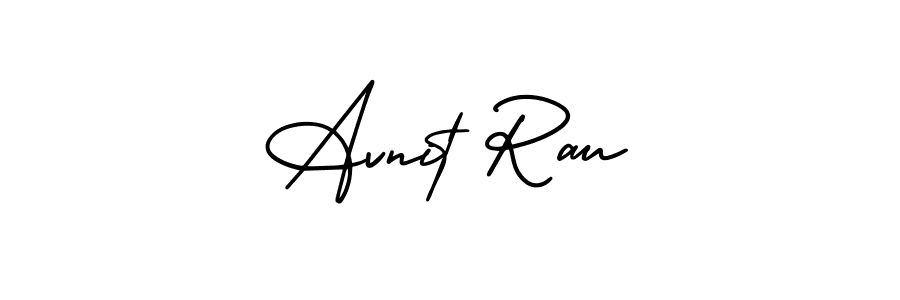 Design your own signature with our free online signature maker. With this signature software, you can create a handwritten (AmerikaSignatureDemo-Regular) signature for name Avnit Rau. Avnit Rau signature style 3 images and pictures png