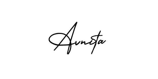 Make a beautiful signature design for name Avnita. With this signature (AmerikaSignatureDemo-Regular) style, you can create a handwritten signature for free. Avnita signature style 3 images and pictures png
