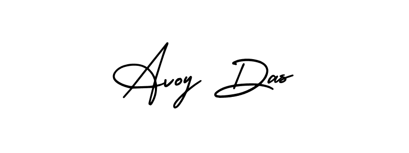 Avoy Das stylish signature style. Best Handwritten Sign (AmerikaSignatureDemo-Regular) for my name. Handwritten Signature Collection Ideas for my name Avoy Das. Avoy Das signature style 3 images and pictures png