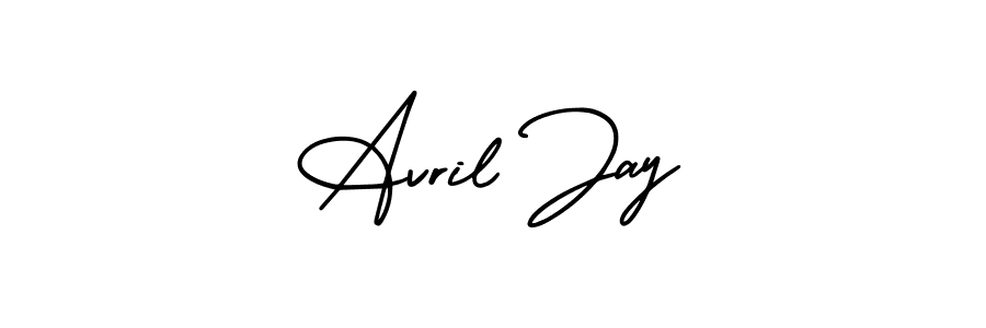 Check out images of Autograph of Avril Jay name. Actor Avril Jay Signature Style. AmerikaSignatureDemo-Regular is a professional sign style online. Avril Jay signature style 3 images and pictures png