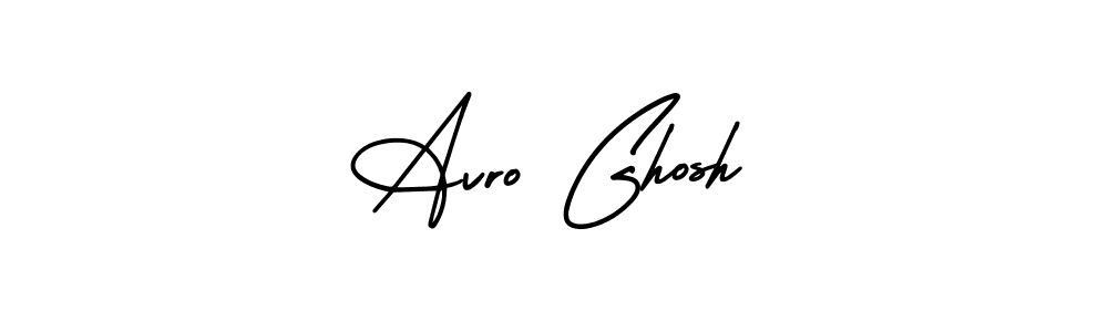 Also You can easily find your signature by using the search form. We will create Avro Ghosh name handwritten signature images for you free of cost using AmerikaSignatureDemo-Regular sign style. Avro Ghosh signature style 3 images and pictures png