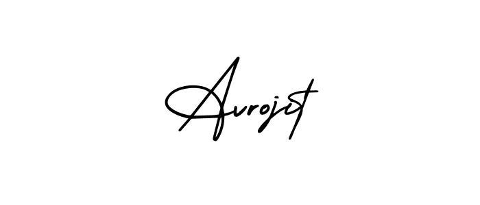 It looks lik you need a new signature style for name Avrojit. Design unique handwritten (AmerikaSignatureDemo-Regular) signature with our free signature maker in just a few clicks. Avrojit signature style 3 images and pictures png