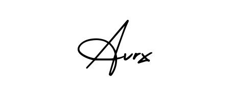 Looking for an artistic signature for Avrx? The AmerikaSignatureDemo-Regular calligraphy style gives a sophisticated flow suitable for business cards and emails. Avrx signature style 3 images and pictures png