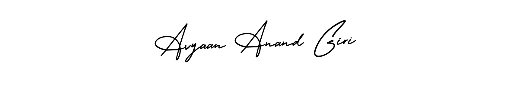 Make a beautiful signature design for name Avyaan Anand Giri. With this signature (AmerikaSignatureDemo-Regular) style, you can create a handwritten signature for free. Avyaan Anand Giri signature style 3 images and pictures png