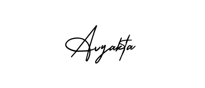 Make a beautiful signature design for name Avyakta. Use this online signature maker to create a handwritten signature for free. Avyakta signature style 3 images and pictures png