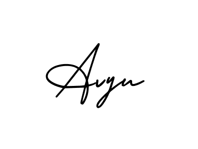 Create a beautiful signature design for name Avyu. With this signature (AmerikaSignatureDemo-Regular) fonts, you can make a handwritten signature for free. Avyu signature style 3 images and pictures png